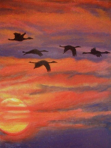 Hudson Valley Painter Blog Archive Sunset Flight